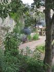 View to the main terrace after planting